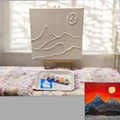 Paint Your Own 3D Textured "Mountain" Canvas Painting Kit: Acrylic Art Set