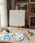 Paint Your Own 3D Textured "Flower" Canvas Painting Kit: Acrylic Art Set
